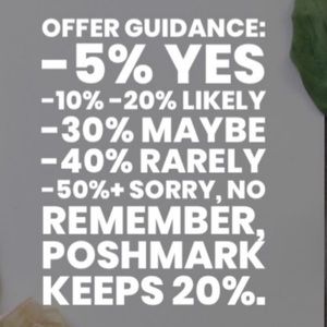 ALL REASONABLE OFFERS ACCEPTED